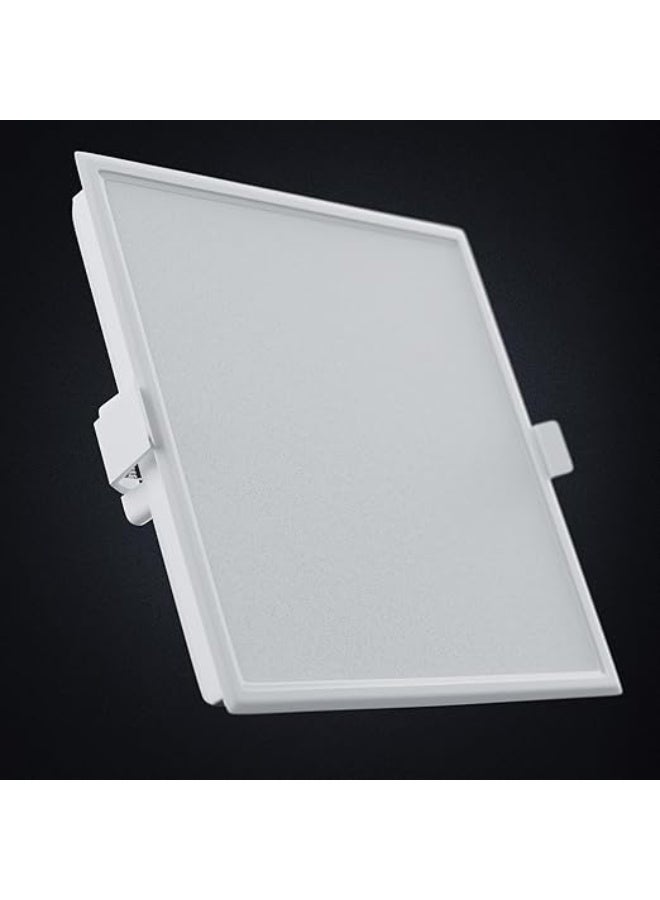 Nortek Lumia 18+ Watt Square 3 In 1 Led Panel Light Color Changing Led Light (cool White/warm White/natural White Ceiling Light For Living Room | Ultra Slim Design Ceiling Led Light Pack Of 1 - Image 1
